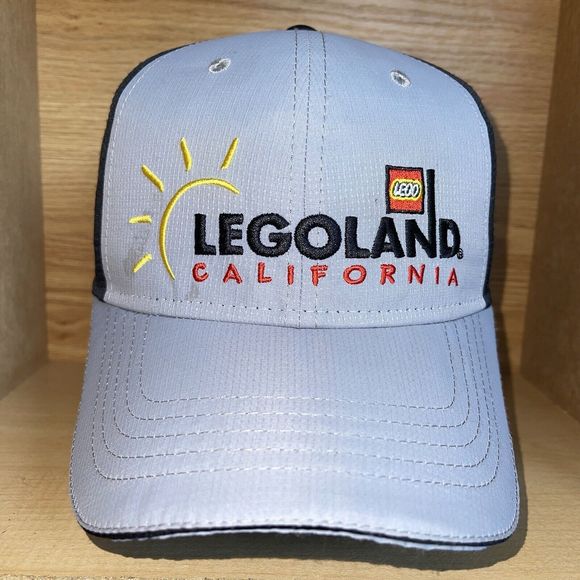 LEGO Legoland California Adjustable Gray Baseball Hat Cap - Picture 1 of 11